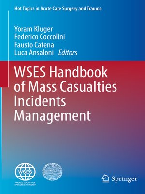 cover image of WSES Handbook of Mass Casualties Incidents Management